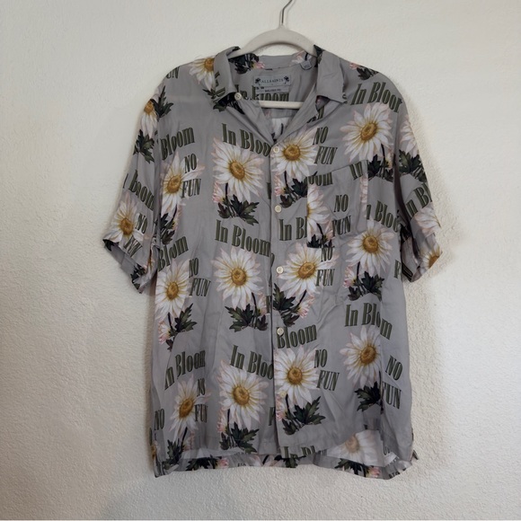 ALLSAINTS No Fun Relaxed Fit Camp Shirt - Picture 2 of 7